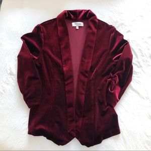 Red Velvet Blazer